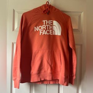 North Face Hoodie Pink Salmon Women’s size M